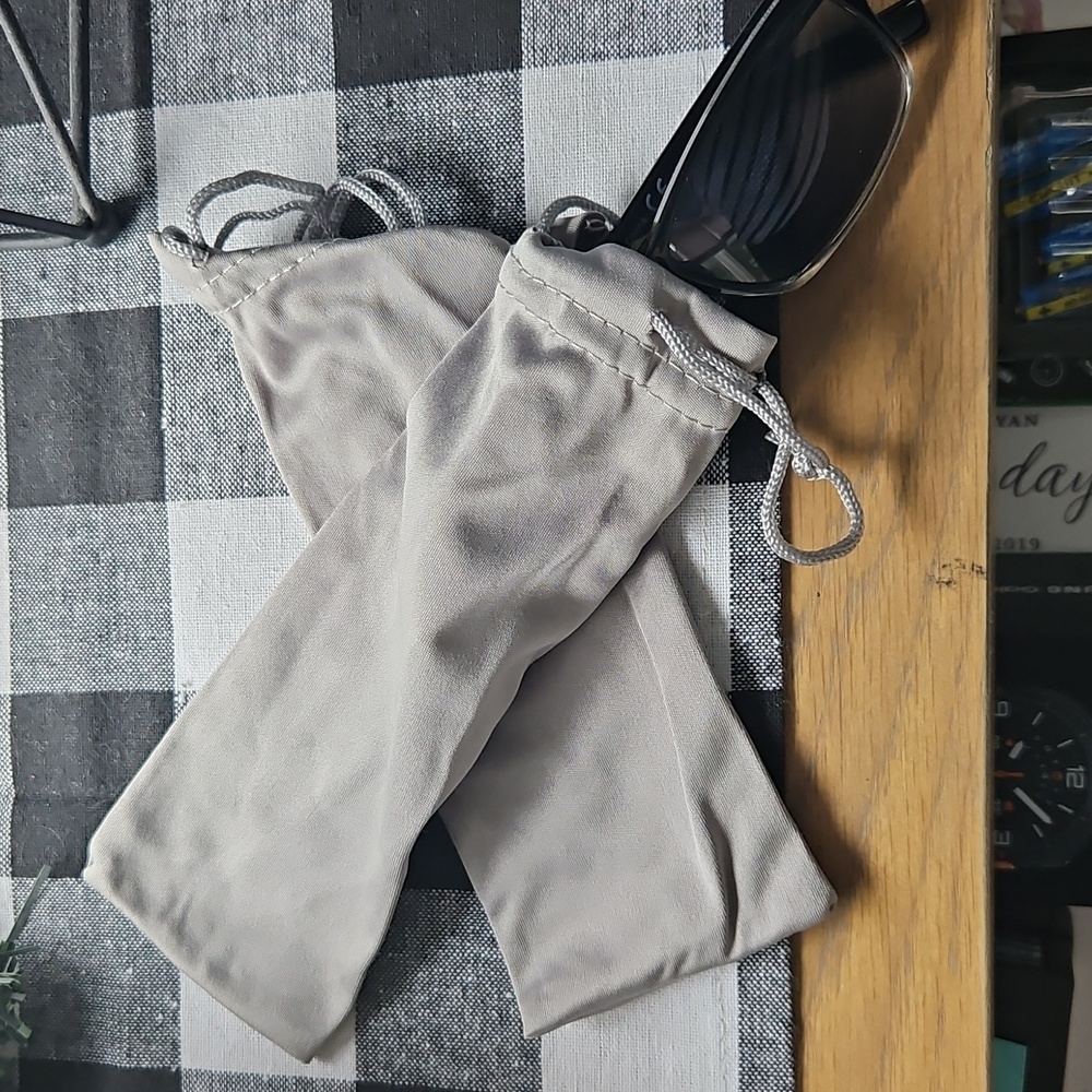 Gray Pouch for glasses